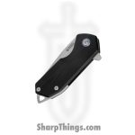 Kubey - KUB203A - Campe Nest - Folding Knife - D2 Bead Blast Tanto - G10 - Black