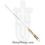 SBC - LIANGR0125 - Bu Liangren - Fixed Blade Knife - 65Mn Polished Tangdo - Cord Wrapped - Black