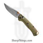 Benchmade - 15534 - Mini Taggedout - Folding Knife - CPM S45VN Stonewash Clip Point - G10 - OD Green