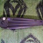 Medford Knife - MK209SPQ-30PV-TPCP-BP - Nosferatu Auto - PVD Auto Folding Knife - S35VN Aluminum - Black