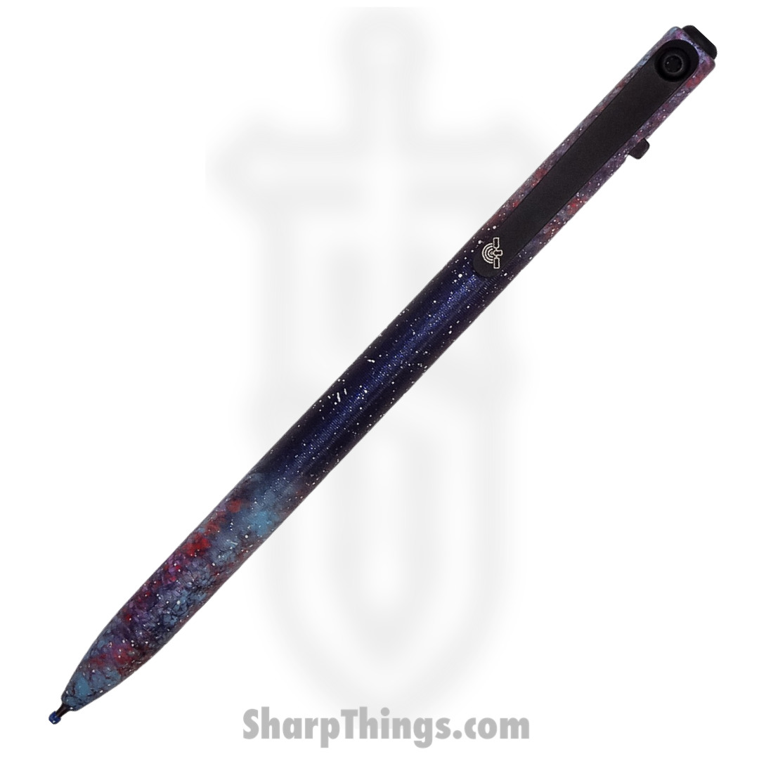 5e8ffe70-626b-49e1-a1da-0363c7e91dca_10-SS2-SEA-SPA_1.jpg Tactile Turn - 10-SC2-SEA-N - Slim Side Click Pen - Short - Titanium - Seasonal Release Nitro - Image 1