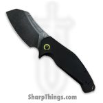 True - TRU-FMK-0007 - MAAR - Folding Knife - D2 Coated Stonewash Cleaver - G-10 - Black