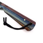 JRs Knives - Str8BkXLMxBs - Str8 BK XL - Fixed Blade Knife - 1095 HC Coated Straight Back - Micarta - Bright Mexican Blanket
