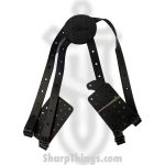 Bastinelli Creations - DblShldBlk - Leather Double Sided Shoulder Holster - Black