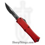 Microtech - MCT1703M2RD - Mini Hera II - OTF Auto - M390MK Two Tone Drop Point P/S - Aluminum - Red
