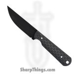 JRs Knives - JRsStr8XL - Str8 BK XL - Fixed Blade Knife - 1095 HC Coated Straight Back - G10 Honeycomb - Gray