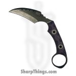 T.Kell Knives - FLNRnMaraud - FLN Integral Ring Black Recon - Fixed Blade Knife - 80crv2 Coated Hawkbill - G10 - Marauder