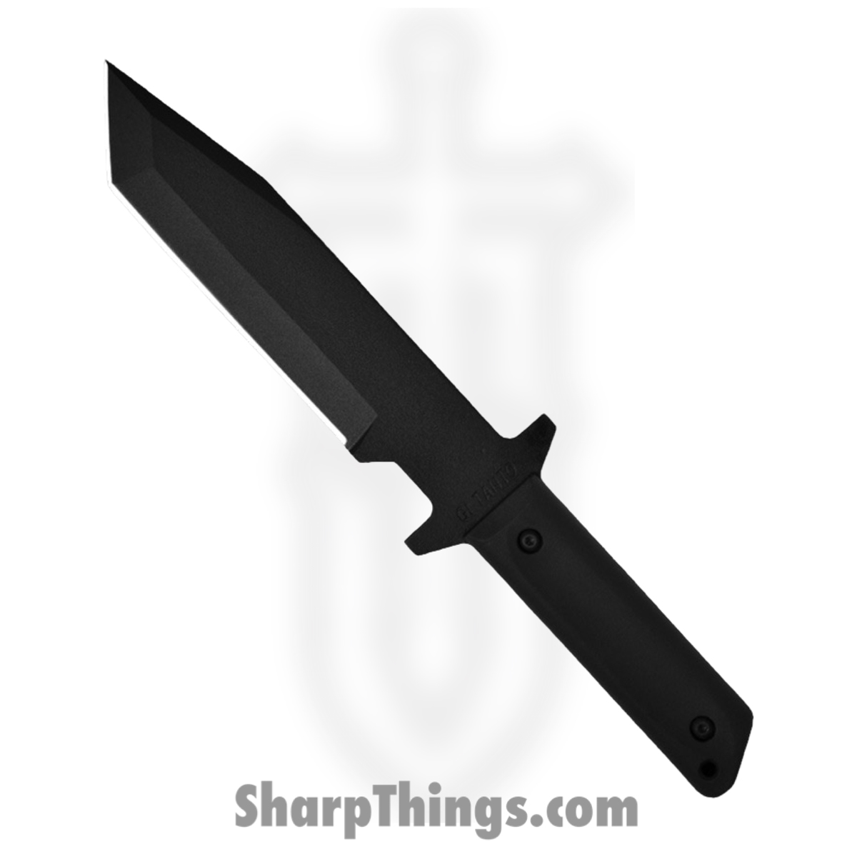 60e2b13d-9e25-4aae-aec7-59f52ee2dec5_CS80PGT_1.jpg Cold Steel - CS80PGTK - G.I. Tanto - Fixed Blade Knife - 1055 HC Coated Tanto - Polypropylene - Black - Image 1