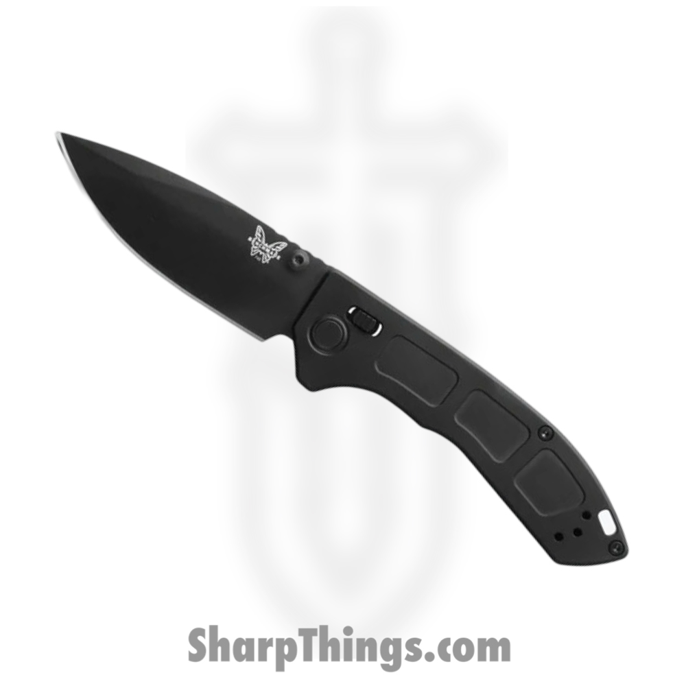 61a5662e-6ac4-42b0-89b2-e4bada96f7dc_743BK-01_1.jpg Benchmade - 743BK-01 - Mini Narrows - Folding Knife - 20CV DLC Drop Point - Titanium - Black - Image 1