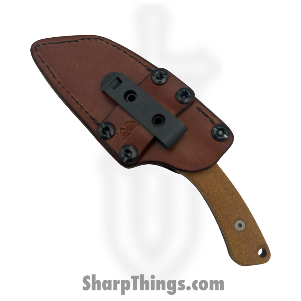 61ea3f6c-dfb2-41af-a545-eb832efd844f_20-RL-MCSG-RMNA_1.jpg Tactile Knife Co. - 20-RL-MCSG-RMNA - Redhawk Leather - Fixed Blade Knife - CPM MagnaCut Green Coated Wharncliffe - Micarta - Natural - Image 1