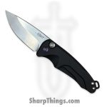 Medford Knife - MKA394TQ-42AB-TSCS-Q4 - Smooth Criminal Auto Folder - Tumbled S45VN Drop Point – Black