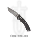Microtech - 137RL-10APFL - Amphibian RAM-LOK - Folding Knife - M390MK Apocalyptic Clip Point - Fluted 7075-T6 - Black