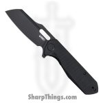 Kubey - KUB328C - Atlas - Folding Knife - 14C28N Blasted Tanto - G10 - Black