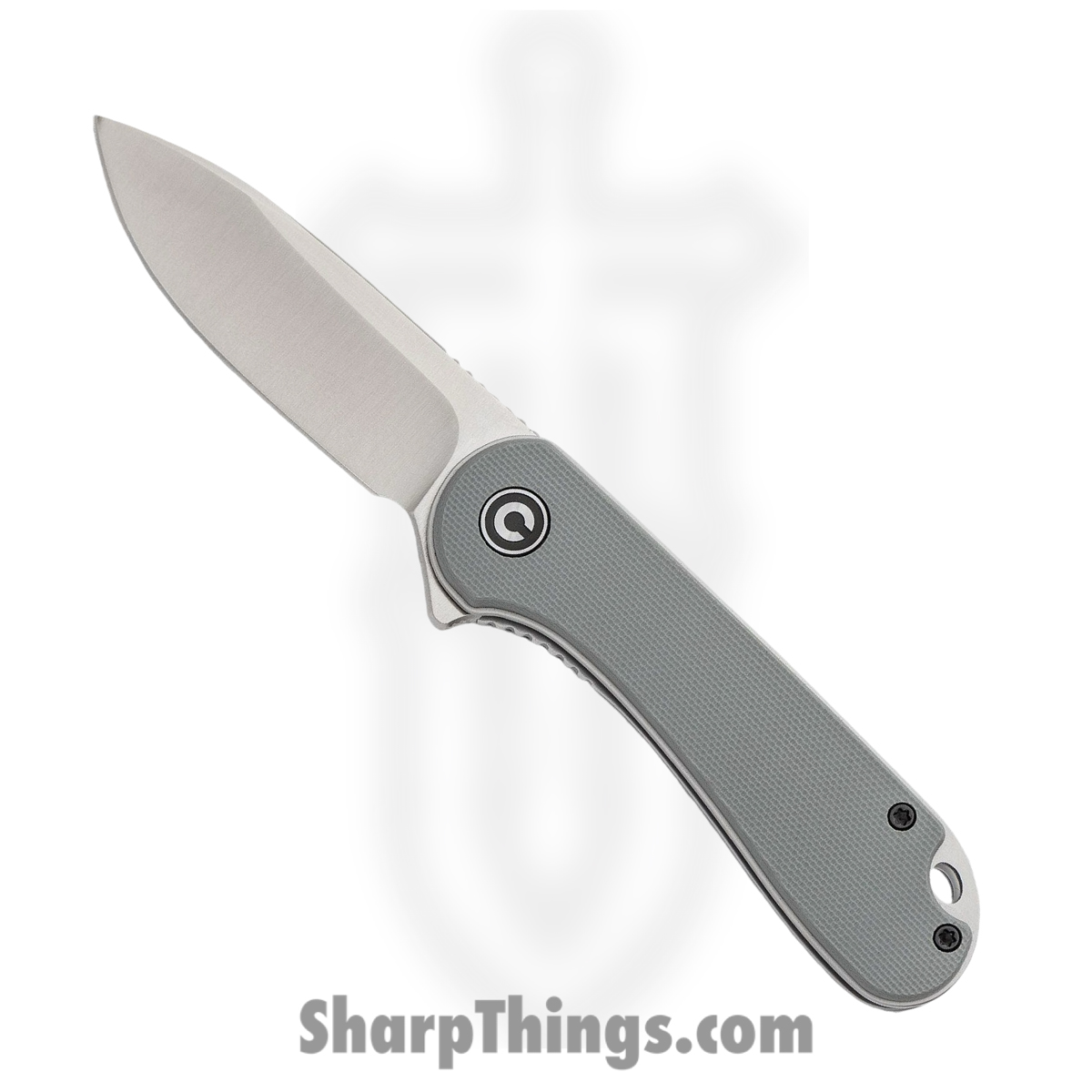 62b8e752-5b32-435f-bbf3-f823771bb7ea_CIVC907B_1.jpg Civivi - CIVC907B - Elementum - Folding Knife - D2 Satin Drop Point - G10 - Gray - Image 1