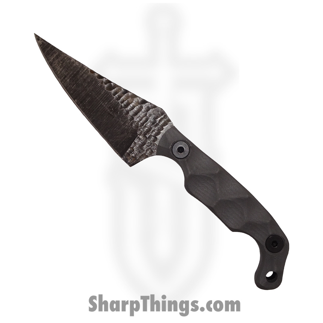 62f2b229-1b2b-4072-85b6-e87db1e6f305_MINI1-GREY-G10_1.jpg Stroup Knives - MINI1-GREY-G10 - Mini Mod 1 Acid Wash Fixed Blade Knife - G10 1095 - Grey - Image 1