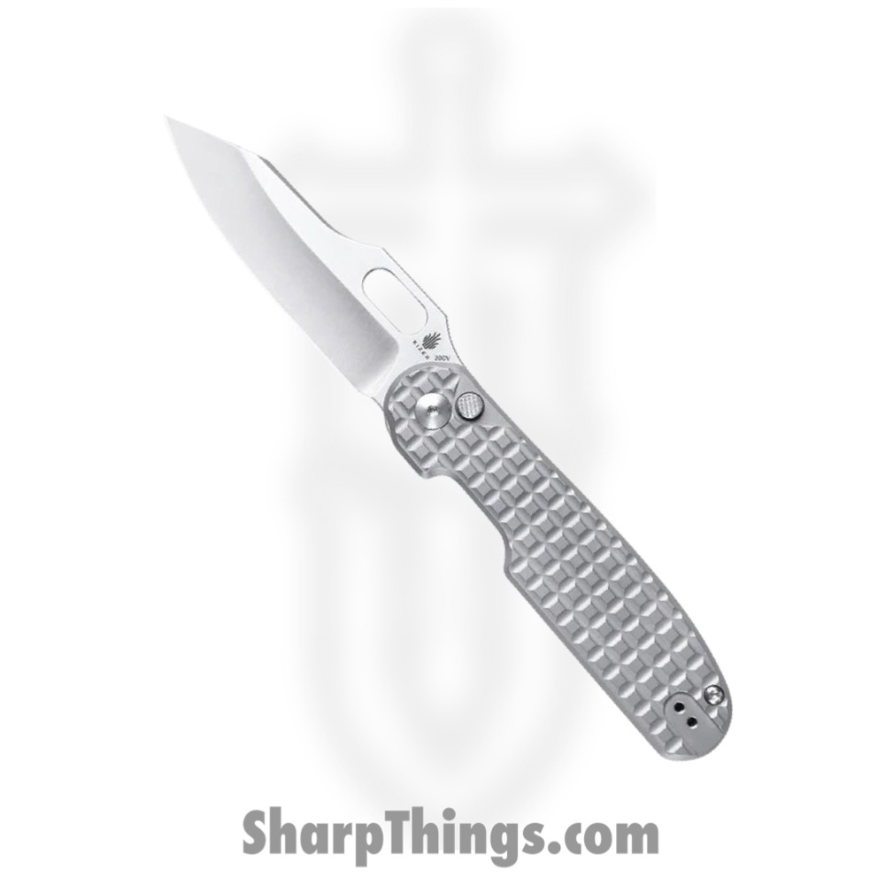 632ae6d1-3119-4244-8fec-d3ca6a3bc5d7_KI4562A4_1.jpg Kizer Cutlery - KI4562A4 - Cormorant - Folding Knife - CPM-20CV Satin Clip Point - Titanium - Gray - Image 1