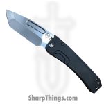 Medford Knife and Tool - MK2014TT-30PV-TFCP-Q4 - Slim Midi - Folding Knife - S45VN Tumbled Tanto - Coated - Black