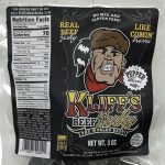Kliff's - KBJ-PEPP - Peppered Beef Jerky - 3oz