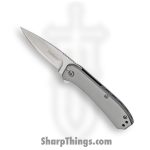 Kershaw - 3870x - Amplitude 2.5 - Folding Knife - 8Cr13MoV Satin Drop Point - Stainless Steel - Gray