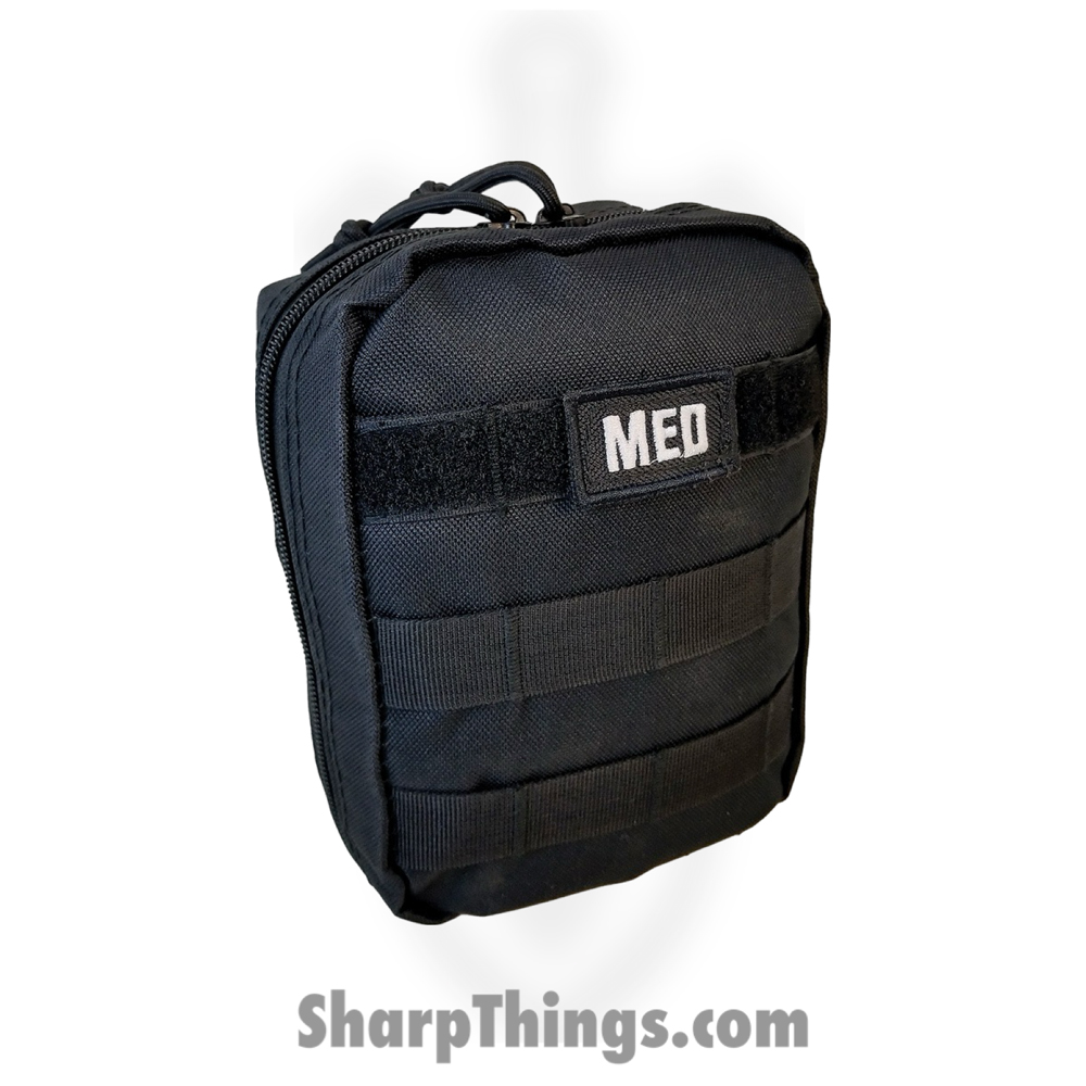 6537dc23-036d-413a-8db5-91c36b4eccf6_FA142BK_1.jpg Elite First Aid - FA142BK - Tactical Trauma Kit 1 - Nylon - Black - Image 1