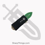 Microtech - 157-1JM - Exocet Money Clip Jedi Master - OTF Auto - CTS-204P Coated Dagger - 6061-T6 Aluminum - Black/Gold
