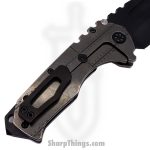 Medford Knife - MK012MPD-01TM-TPCP-BP - Praetorian "T" MagnaCut Drop Point Folding Knife - "Warthog Rivets"