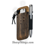 Tactile Knife Co. - BX-BRSLP-CMBO - Knife and Pen slip - Combo Slip for Bexar and Pen - Brown