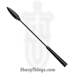 Cold Steel - CS95EDS - American Hunting Spear - Fixed Blade Knife - SK5 HC Coated - Carbon Steel - Black