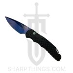 ProTech - TR-5X1 SB - Tactical Response 5 - Automatic Knife - S35VN Sapphire Blue Drop Point - Aluminum - Black