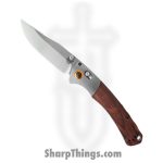Benchmade - 15080-2 - Crooked River - Folding Knife - CPM S30V Satin Clip Point - Dymondwood - Brown