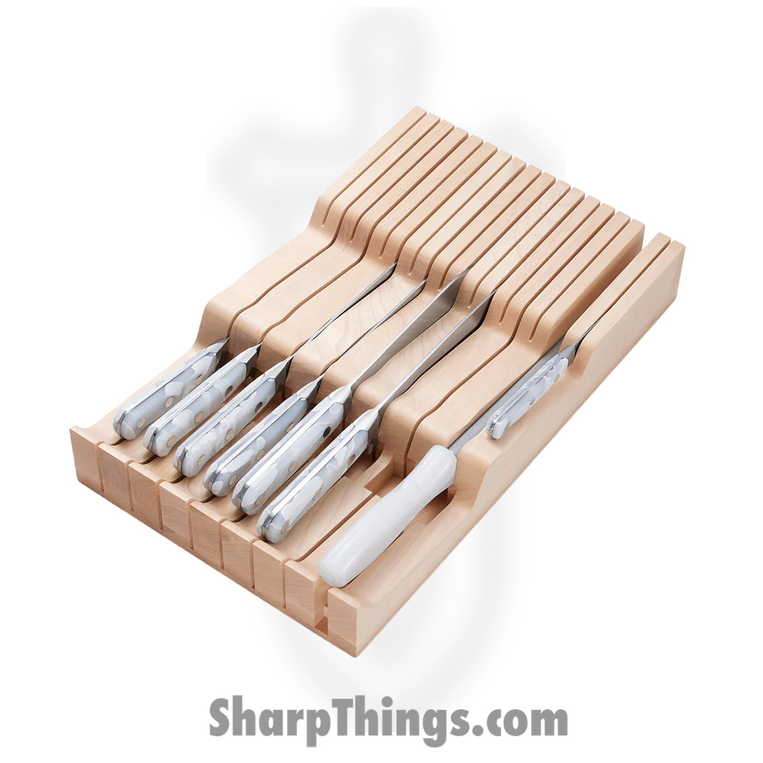 68df5b0a-ce60-4242-a37d-3d596b2b7c49_69927_1.jpg Lamson - 69927 - Lamson Premier Forged Knife 9-Piece In-Drawer Knife Block Set - Ice - Image 1