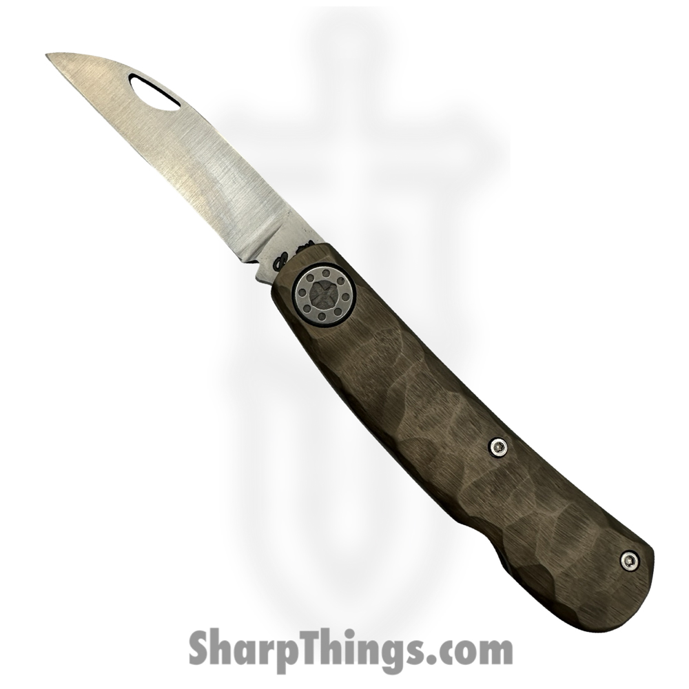 6951f64b-1b7f-41f5-86ea-db23b8b187fc_SWT-WH13-TIBZ_1.jpg Curtiss Custom Knives LLC - SWT-WH13-TIBZ - Sway Tac - Folding Knife - CPM 154 Satin Wharncliffe - Titanium - Bronze - Image 1