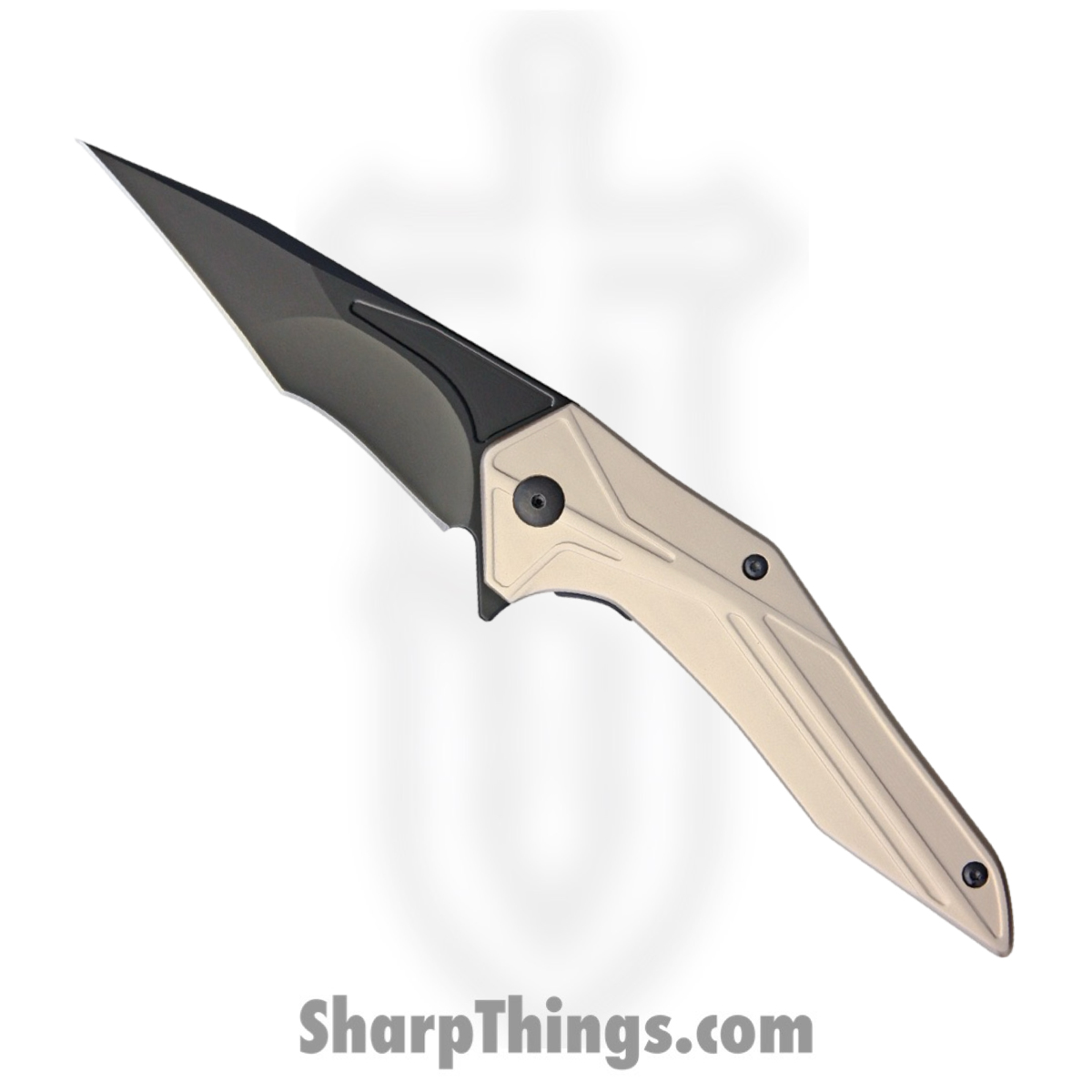 6961099e-dcb1-4b95-9cdd-d669e062154c_BRB245_1.jpg Brous Blades - BRB245 - Tyrant - Folding Knife - D2 Coated Tanto - Aluminum - Pink - Image 1