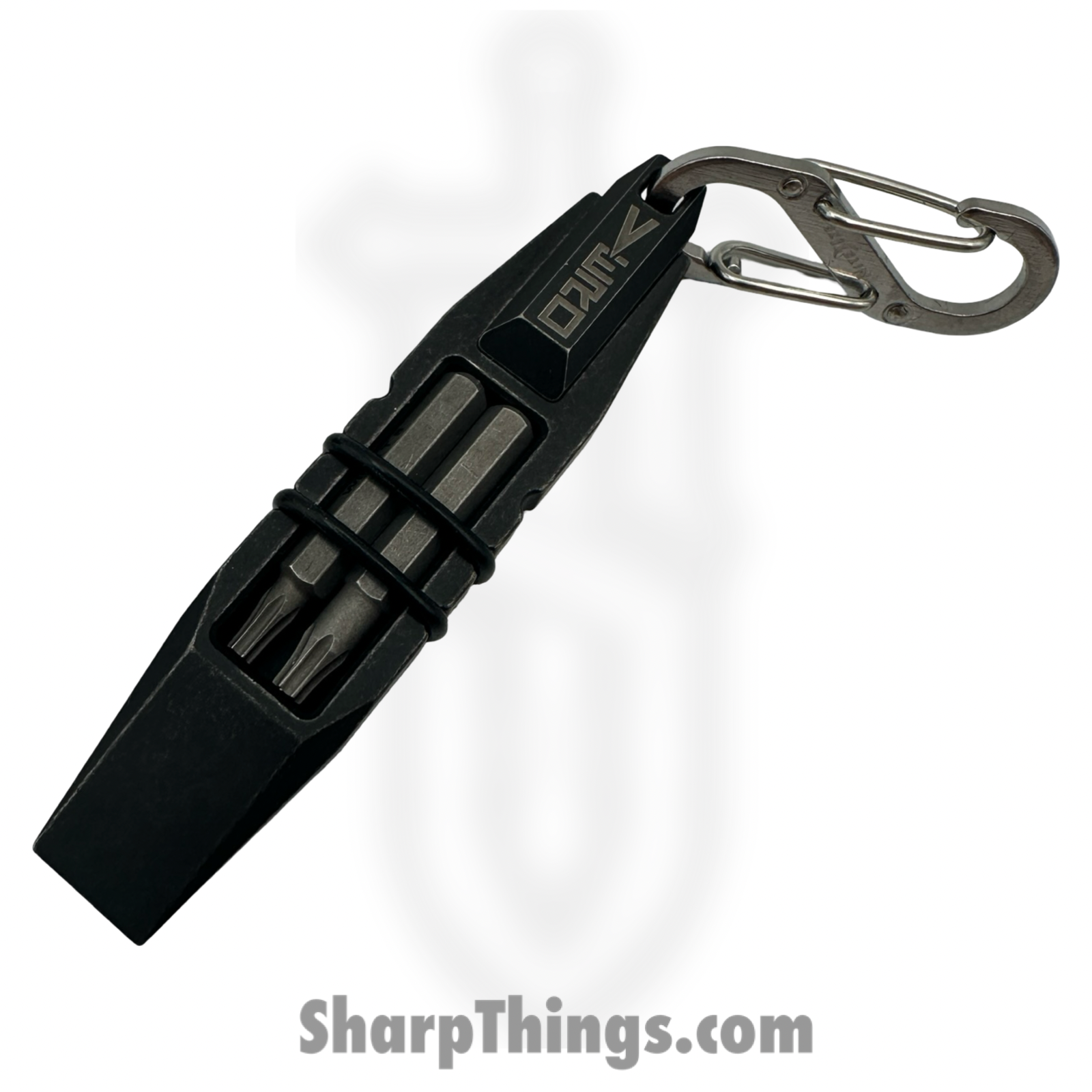 698dd5c1-1ea3-43d6-8cc6-b68d789c08a2_VFUMWKBH25BPT1679S_1.png Vero Engineering - VFUMWKBH25BPT1679S - Fulcrum Milli - Pry Bar Keychain - Titanium - Blackwash - Image 1