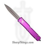 Microtech - 122-10VI - Ultratech - OTF Auto - 122-10VI Ultratech OTF Auto - 6061-T6 Aluminum - Violet