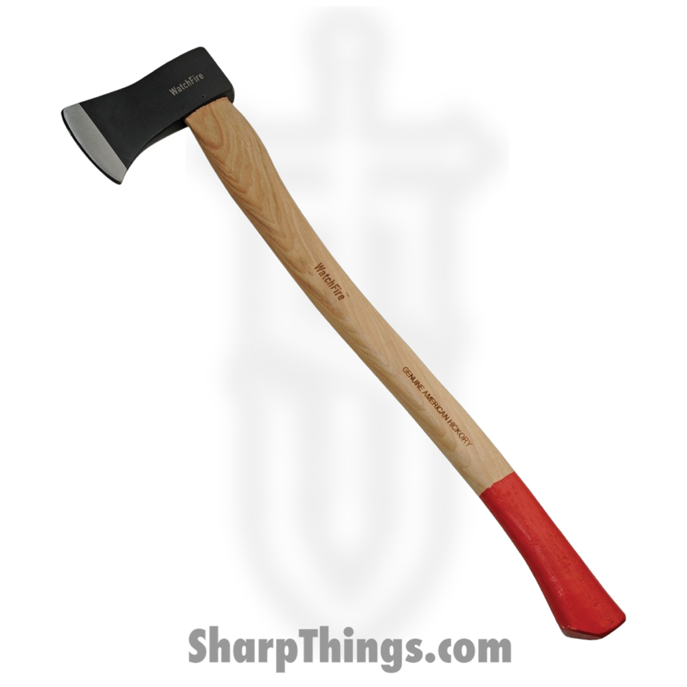 6a5033b8-d2b5-45e9-9626-6cdd575a8930_AX6802_1.jpg VOC - AX6802 - Big Camp Axe - 2.25 lb 1045 Carbon Steel Head - Red, Brown and Black - Image 1