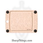 Epicurean - 505-100701003 - All-In-One Cutting Board with Non-Slip Feet and Juice Groove 10" x 7" - Natural
