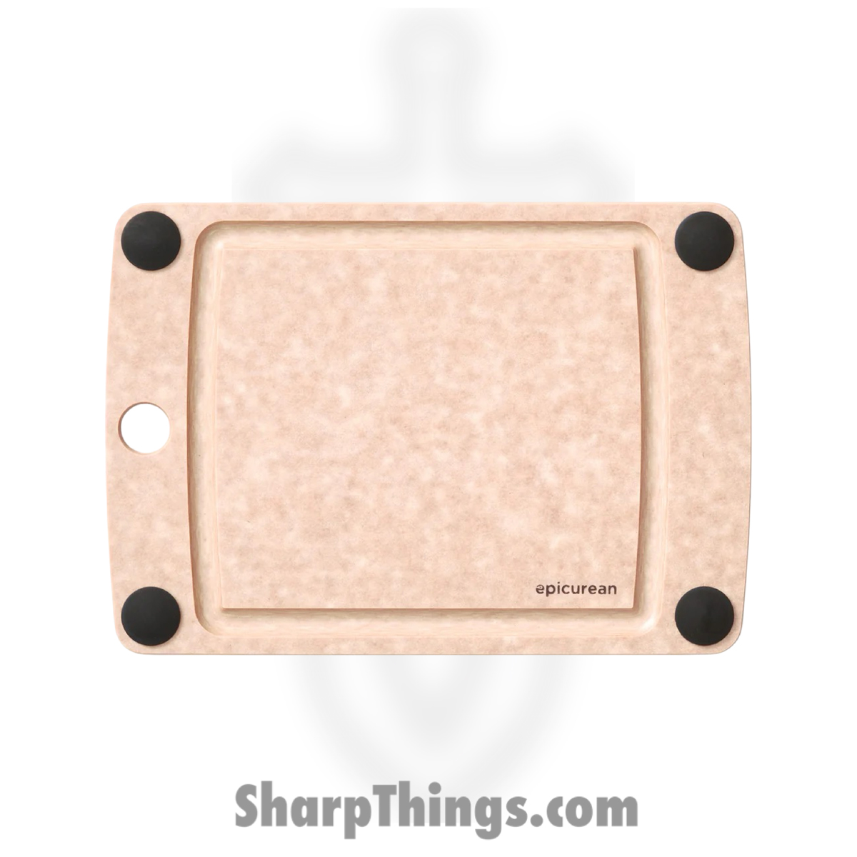 6ab1a2ad-3859-43e4-bc4f-1263b968c436_505-100701003_1.jpg Epicurean - 505-100701003 - All-In-One Cutting Board with Non-Slip Feet and Juice Groove 10" x 7" - Natural - Image 1