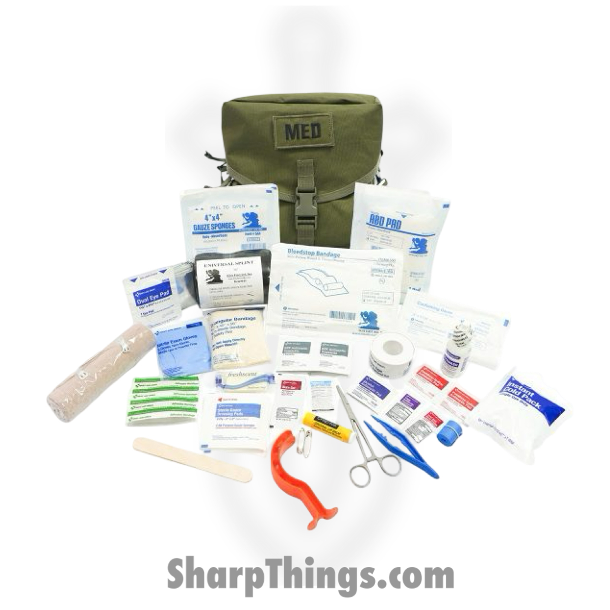 6b480f7d-80c2-4e72-aae0-f3b19066bf49_FA108_1.jpg Elite First Aid - FA108 - M3 Medic Bag First Aid Kit - Olive Drab - Image 1