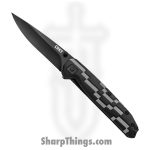 CRKT - 7020 - Hyperspeed - Assisted Open Knife - 9Cr14Mov Coated Drop Point - Polymer - Black Gray