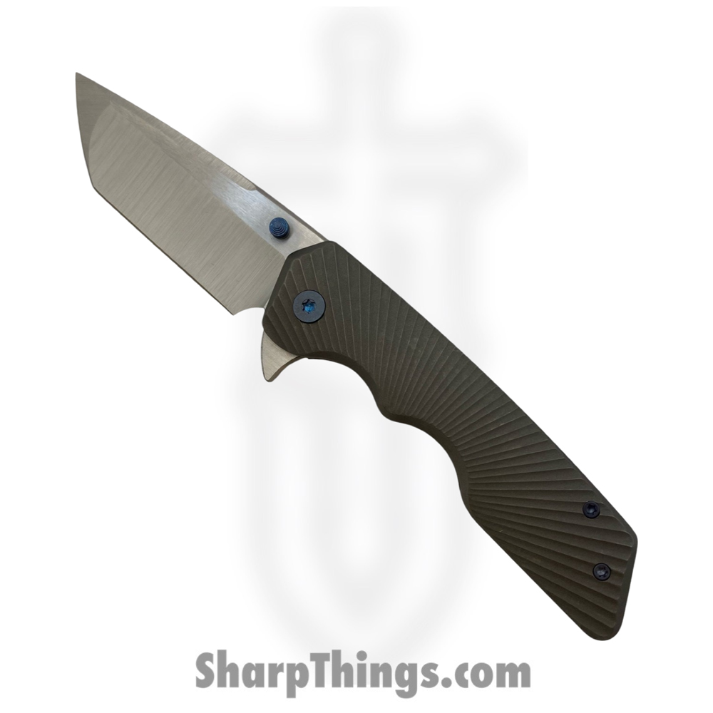 6c011b26-7cad-4e68-9f1f-e4fda7b38873_A2DMK3TRS_1.jpg Attention 2 Detail Mercantile - A2DMK3TRS - Mark 3 Medium - Folding Knife - S30V Satin Tanto - Contoured Rising Sun Titanium - Gray - Image 1