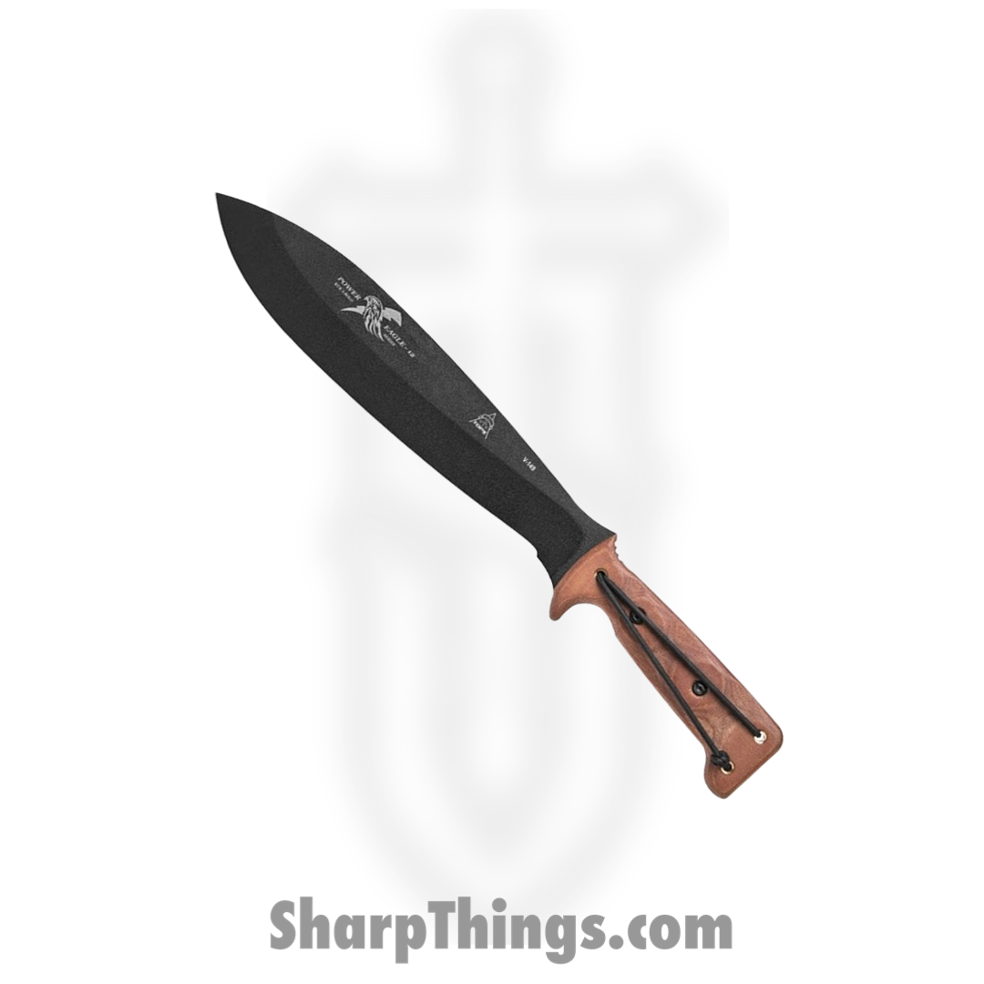 6c68ebb6-2a55-45ec-96db-9738e6fa552d_TPPE12_1.png Tops - TPPE12 - Power Eagle - Fixed Blade Knife - 1095 HC Coated Bolo - Micarta - Tan - Image 1