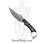 T.Kell Knives - GidV3g10Blk - Gideon V3 - Fixed Blade Knife - Nitro V Coated Trailing Point - G10 - Black