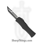 Microtech - 919-1TFRS - Signature Series Hera - OTF Auto - Black Hellhound Tanto - 6061-T6 Aluminum - Black