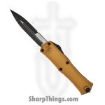 Microtech - 1701M-1TA - Mini Hera II - OTF Auto - M390MK Black Bayonet - Aluminum - Tan