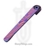 Tactile Turn – tidam-clip – Titanium Damascus Clip – Titanium - One Screw
