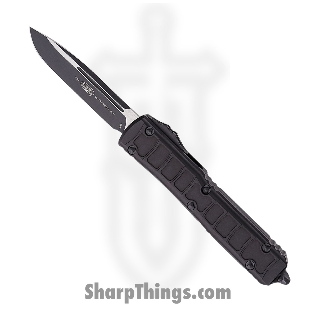 6dec9da3-e908-460a-af20-f34167a6f869_121II-1TS_1.jpg Microtech - 121II-1TS - Ultratech II Signature Series - OTF Auto - 121II-1TS Ultratech II Signature Series OTF Auto - 6061-T6 Aluminum - Black - Image 1