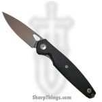 GiantMouse - REO-BLK-G10 - Ace Reo - Folding Knife - Magnacut Stonewash Drop Point - G10 - Black