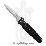 Gerber - G5785 - A/F Covert Double Bevel - Folding Knife - 154CM Blasted Dagger - GRN - Black