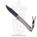 Tactile Knife Co. - 20-bx-mcdl-8bit - Bexar Seasonal 8 Bit - Folding Knife - Magnacut Stonewash Clip Point - Titanium - Seasonal 8 Bt